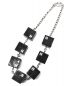 CHANEL（シャネル）の古着「キューブネックレス」｜ブラック