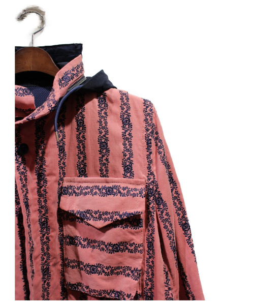 sacai（サカイ）sacai (サカイ) 19SS/花柄刺繍コーデュロイジャケット サイズ:1 Floral Embroidered Cordurの古着・服飾アイテム