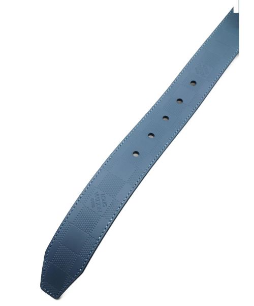 LOUIS VUITTON（ルイ ヴィトン）LOUIS VUITTON (ルイヴィトン) サンチュールボストン ブルー サイズ:100/40 ダミエの古着・服飾アイテム