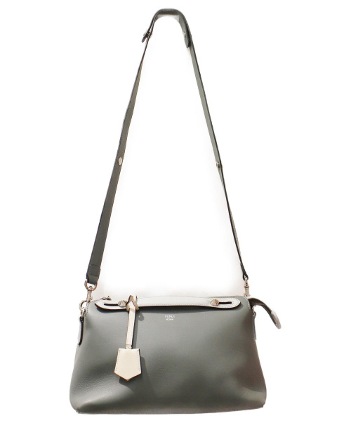 FENDI（フェンディ）FENDI (フェンディ) 2WAYスモールハンドバッグ/バイザウェイ グレー 8BL124-5QJの古着・服飾アイテム