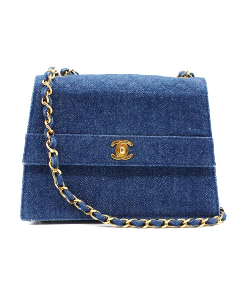 CHANEL（シャネル）CHANEL (シャネル) デニムショルダーバッグ/ココマーク インディゴ 1776899の古着・服飾アイテム