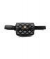 CHANEL（シャネル）の古着「ヴィンテージウエストポーチ/マトラッセ」｜ブラック