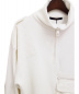 LOUIS VUITTON (ルイ・ヴィトン) 19SS/ベロアマルチポケットハーフジップスウェット ホワイト サイズ:S 未使用品：168000円