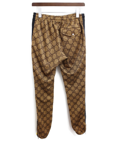 GUCCI（グッチ）GUCCI (グッチ) 19SS/トラックパンツ ブラウン サイズ:XS GG柄の古着・服飾アイテム