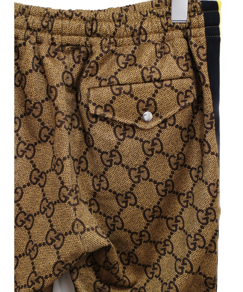 GUCCI（グッチ）GUCCI (グッチ) 19SS/トラックパンツ ブラウン サイズ:XS GG柄の古着・服飾アイテム