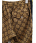 中古・古着 GUCCI (グッチ) 19SS/トラックパンツ ブラウン サイズ:XS GG柄：79800円
