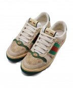 GUCCIグッチ）の古着「19SS/ヴィンテージ加工スニーカー スクリーナー」｜ベージュ