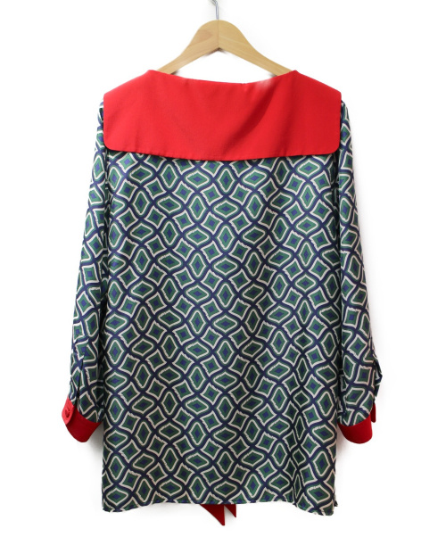 GUCCI（グッチ）GUCCI (グッチ) プルオーバーブラウス グリーン サイズ:40 未使用品の古着・服飾アイテム