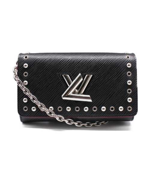 LOUIS VUITTON（ルイ ヴィトン）LOUIS VUITTON (ルイヴィトン) ポルトフォイユ ツイストチェーンウォレット ブラック サイズ:- ツイスト M62306 SP4167の古着・服飾アイテム