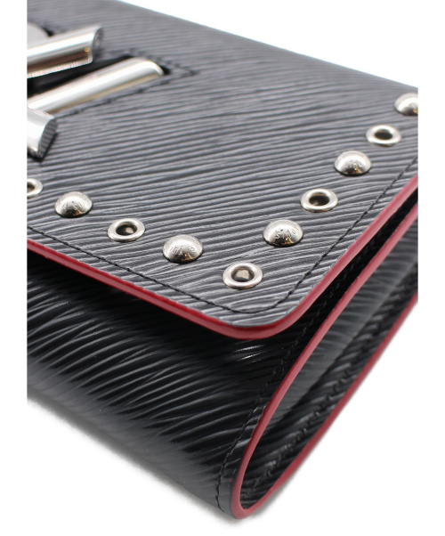 LOUIS VUITTON（ルイ ヴィトン）LOUIS VUITTON (ルイヴィトン) ポルトフォイユ ツイストチェーンウォレット ブラック サイズ:- ツイスト M62306 SP4167の古着・服飾アイテム