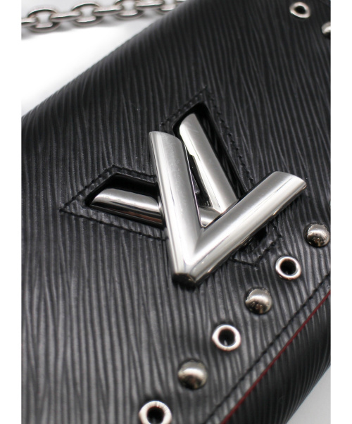 LOUIS VUITTON（ルイ ヴィトン）LOUIS VUITTON (ルイヴィトン) ポルトフォイユ ツイストチェーンウォレット ブラック サイズ:- ツイスト M62306 SP4167の古着・服飾アイテム
