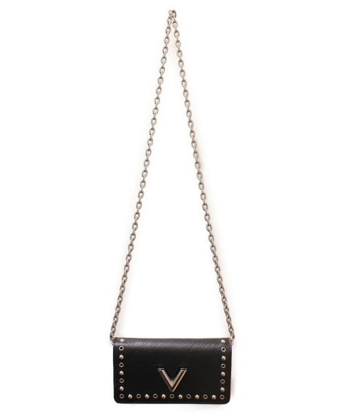 LOUIS VUITTON（ルイ ヴィトン）LOUIS VUITTON (ルイヴィトン) ポルトフォイユ ツイストチェーンウォレット ブラック サイズ:- ツイスト M62306 SP4167の古着・服飾アイテム