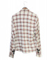 CHROME HEARTS (クロムハーツ) チェックシャツ ベージュ サイズ:M：59800円