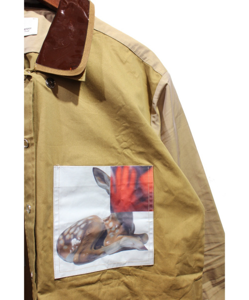 BURBERRY（バーバリー）BURBERRY (バーバリー) 19SS Printed Pocket Shirt ベージュ サイズ:38の古着・服飾アイテム
