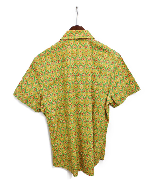 PRADA（プラダ）PRADA (プラダ) 総柄半袖シャツ イエロー サイズ:41の古着・服飾アイテム