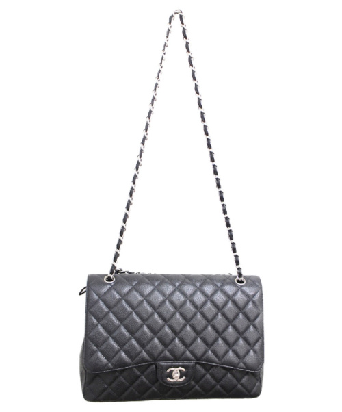 CHANEL（シャネル）CHANEL (シャネル) キャビアスキン チェーンショルダーバッグ ブラック サイズ:- キャビアスキン 13816898の古着・服飾アイテム