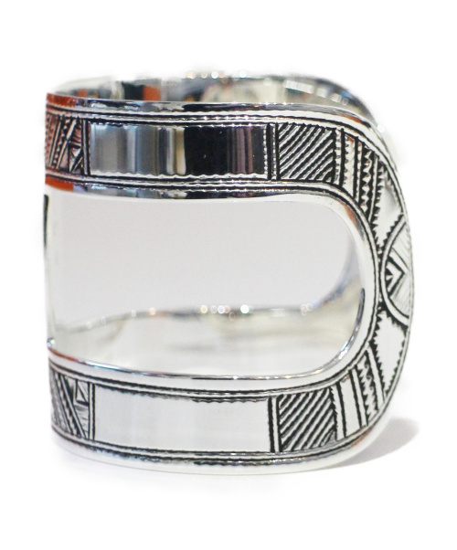 HERMES（エルメス）HERMES (エルメス) アノー トゥアレグ ブレスレットPM シルバー サイズ:PM SILVER925の古着・服飾アイテム