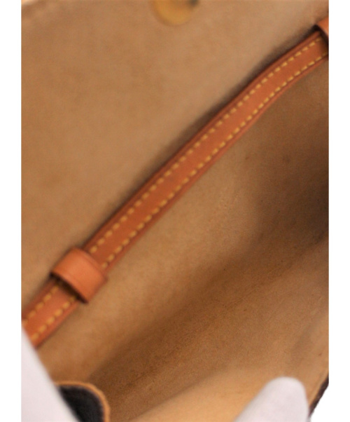 LOUIS VUITTON（ルイ ヴィトン）LOUIS VUITTON (ルイヴィトン) ポシェットツイン ブラウン サイズ:PM モノグラム M51852 CA0021の古着・服飾アイテム