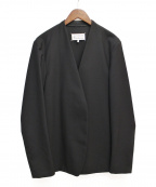 Maison Margielaメゾンマルジェラ）の古着「19SS/ノーカラージャケット」｜ブラック