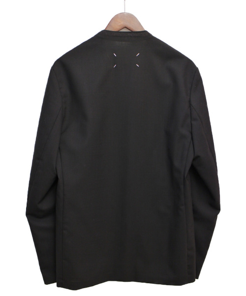 Maison Margiela（メゾンマルジェラ）Maison Margiela (メゾンマルジェラ) 19SS/ノーカラージャケット ブラック サイズ:46の古着・服飾アイテム