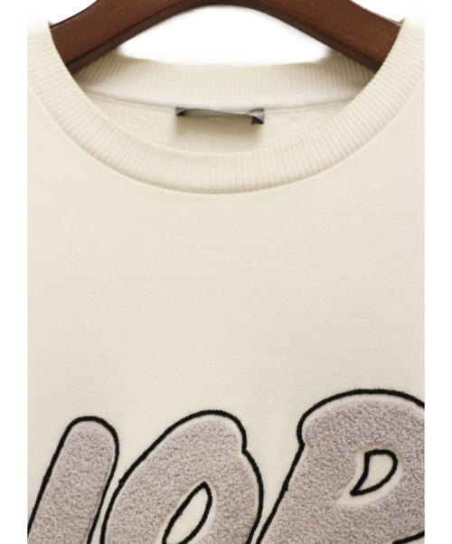 Dior（ディオール）Dior (ディオール) ×KAWS ロゴデザインスウェットシャツ ホワイト サイズ:Sの古着・服飾アイテム