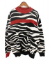 sacai（サカイ）の古着「20SS ゼブラ柄ニット」｜ホワイト×ブラック