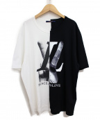 LOUIS VUITTONルイ ヴィトン）の古着「Peace＆Love Tシャツ」｜ホワイト×ブラック