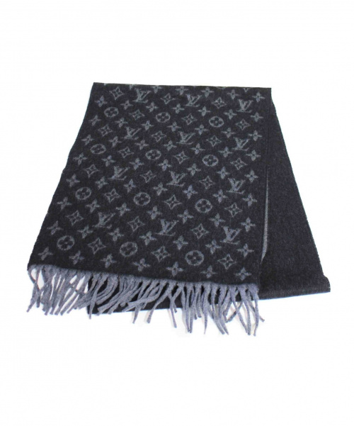 LOUIS VUITTON（ルイ ヴィトン）LOUIS VUITTON (ルイヴィトン) エシャルプ・モノグラム グラディエント チャコールグレー サイズ:-の古着・服飾アイテム