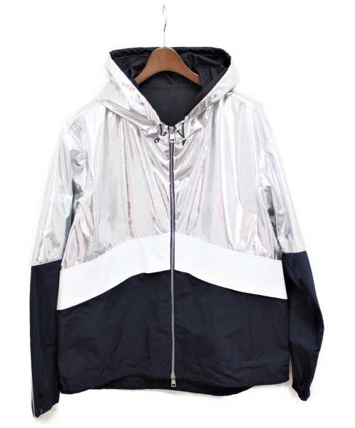 MONCLER（モンクレール）MONCLER (モンクレール) 20SS QUNIC GIUBBOTTO ネイビー×シルバー サイズ:3の古着・服飾アイテム
