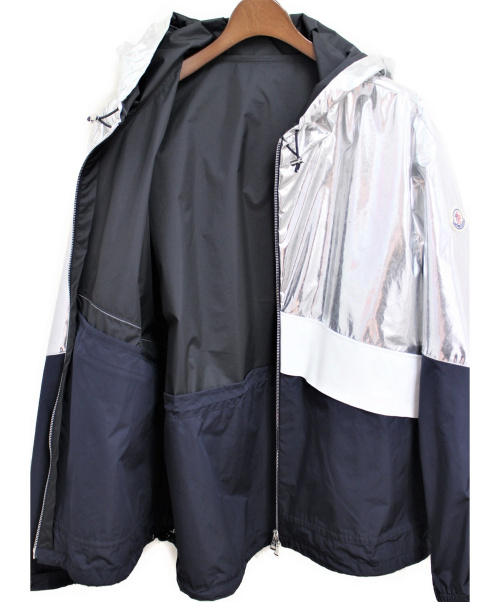 MONCLER（モンクレール）MONCLER (モンクレール) 20SS QUNIC GIUBBOTTO ネイビー×シルバー サイズ:3の古着・服飾アイテム