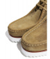 LOUIS VUITTON (ルイヴィトン) ×NIGO 20AW モッズラインアンクルブーツ ベージュ サイズ:8：92800円