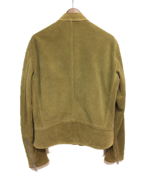 Maison Margiela（メゾンマルジェラ）Maison Margiela (メゾンマルジェラ) ハの字ライダースジャケット ベージュ サイズ:48の古着・服飾アイテム