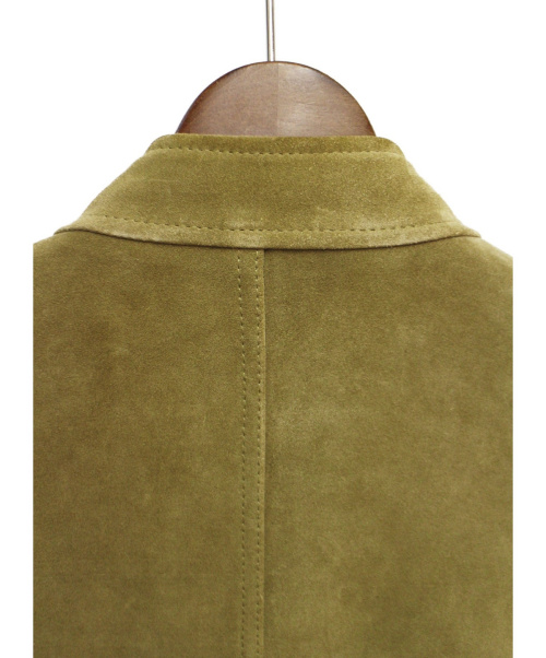 Maison Margiela（メゾンマルジェラ）Maison Margiela (メゾンマルジェラ) ハの字ライダースジャケット ベージュ サイズ:48の古着・服飾アイテム