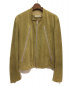 Maison Margiela（メゾンマルジェラ）の古着「ハの字ライダースジャケット」｜ベージュ