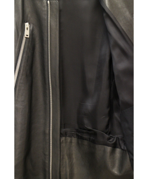 Maison Margiela（メゾンマルジェラ）Maison Margiela (メゾンマルジェラ) ハの字ライダースジャケット ブラック サイズ:46の古着・服飾アイテム