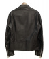 Maison Margiela (メゾンマルジェラ) ハの字ライダースジャケット ブラック サイズ:46：158000円