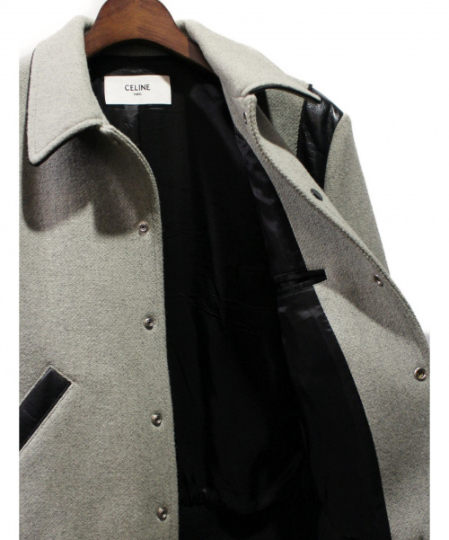CELINE（セリーヌ）CELINE (セリーヌ) 19AW テディジャケット グレー サイズ:46の古着・服飾アイテム