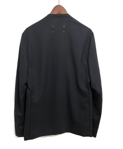 Maison Margiela（メゾンマルジェラ）Maison Margiela (メゾンマルジェラ) ノーカラージャケット ブラック サイズ:46の古着・服飾アイテム