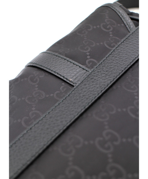 GUCCI（グッチ）GUCCI (グッチ) GGナイロンショルダーバッグ ブラック サイズ:- 387070 213048の古着・服飾アイテム
