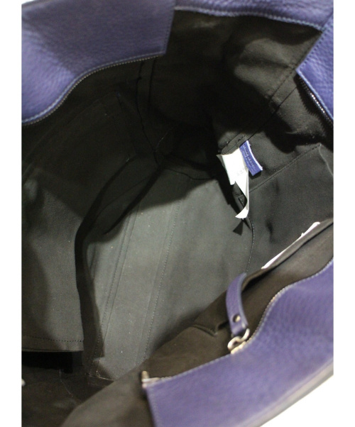 Maison Margiela（メゾンマルジェラ）Maison Margiela (メゾンマルジェラ) レザートートバッグ パープル サイズ:- S55WC0016 SX9252の古着・服飾アイテム