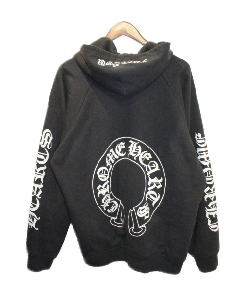 CHROME HEARTS（クロムハーツ）CHROME HEARTS (クロムハーツ) ジップパーカー ブラック サイズ:Ｍの古着・服飾アイテム
