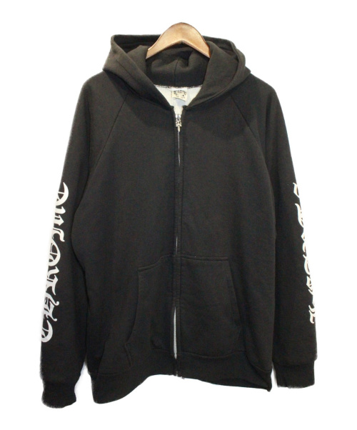 CHROME HEARTS（クロムハーツ）CHROME HEARTS (クロムハーツ) ジップパーカー ブラック サイズ:Ｍの古着・服飾アイテム