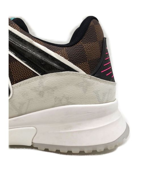 LOUIS VUITTON（ルイ ヴィトン）LOUIS VUITTON (ルイ ヴィトン) zig zag sneakers ブラウン×ピンク サイズ:8 1/2の古着・服飾アイテム