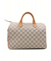 LOUIS VUITTON (ルイ ヴィトン) スピーディ30 ホワイト サイズ:30 ダミエ・アズール N41533 DU3067：77800円
