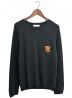 GUCCI（グッチ）の古着「カシミヤニット」｜チャコールグレー