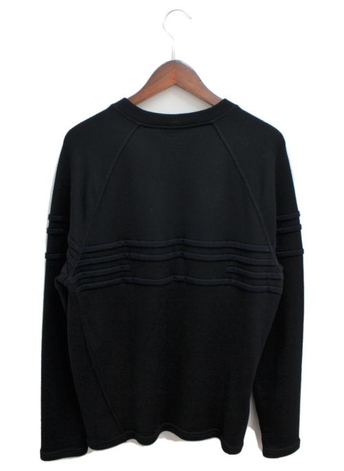 HERMES（エルメス）HERMES (エルメス) ジップデザインニット ブラック サイズ:Mの古着・服飾アイテム