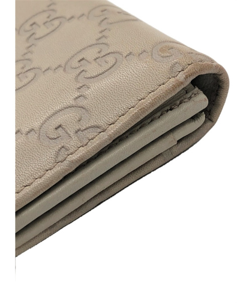 GUCCI（グッチ）GUCCI (グッチ) ラブリー カードケース ベージュ サイズ:- 245730 ■の古着・服飾アイテム