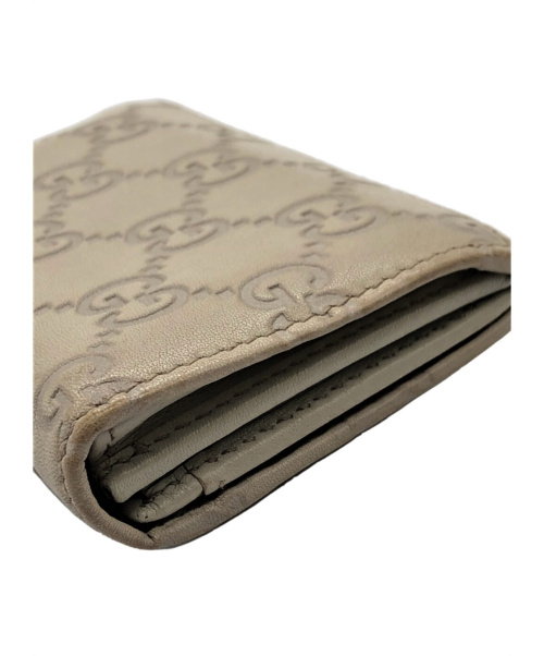 GUCCI（グッチ）GUCCI (グッチ) ラブリー カードケース ベージュ サイズ:- 245730 ■の古着・服飾アイテム