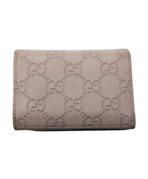 GUCCI（グッチ）GUCCI (グッチ) ラブリー カードケース ベージュ サイズ:- 245730 ■の古着・服飾アイテム