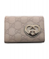 GUCCI（グッチ）の古着「ラブリー カードケース」｜ベージュ